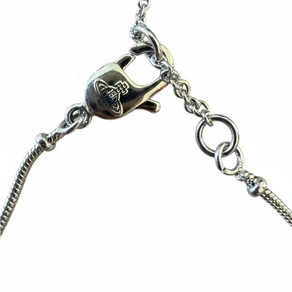 Authentic Vivienne Westwood Black and  Silver Bracelet